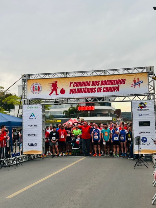 1ª Corrida dos Bombeiros Voluntários de Corupá 2025